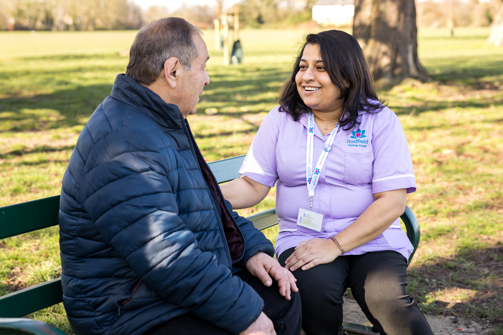 Care Professional assisting client